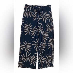 a.n.d Easyway Black and Gold Patterned Wide leg pants 1x